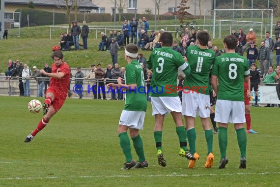 Landesliga Rhein Neckar FC Zuzenhausen gegen SG Wiesenbach 28.03.2015 (© Siegfried)